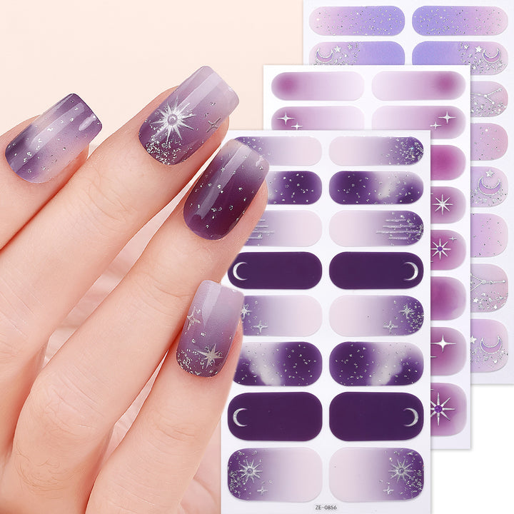 Starry Ombre Nail Wraps