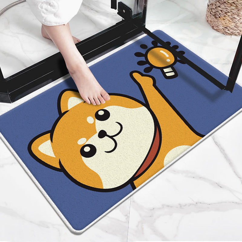 Cute Cartoon Dog-Themed Doormat Kalsten