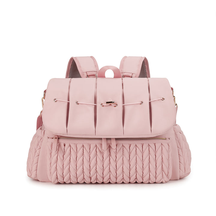 Fashionable backpack with braided design Kalsten
