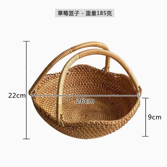 Women's Handwoven Shopping Basket Kalsten