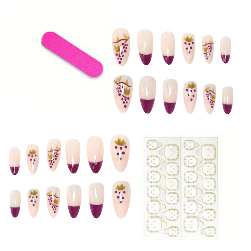 Floral Fruit-Themed Nail Art Set