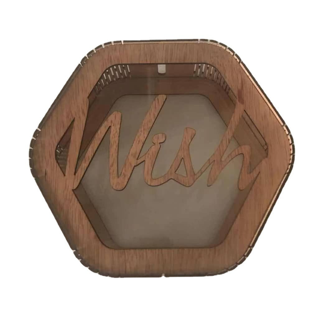 Decorative Hexagonal Wish Box