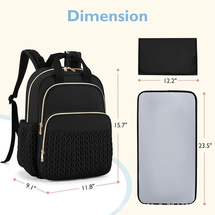 Fashionable backpack with structured design and multiple compartments Kalsten
