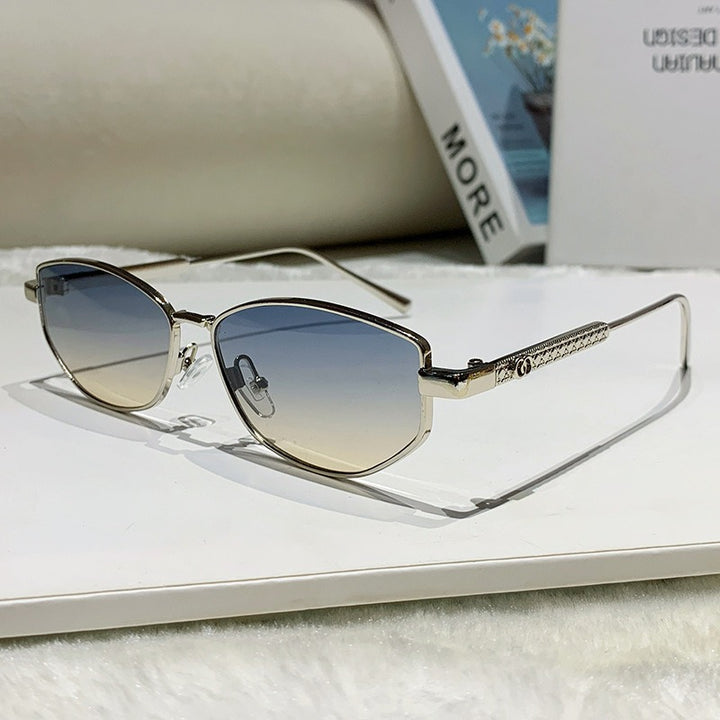 Women's elegant sunglasses with sparkling metal frame Kalsten