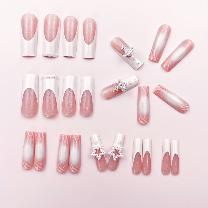 Glamorous Decorative Press-On Nail Art Kalsten