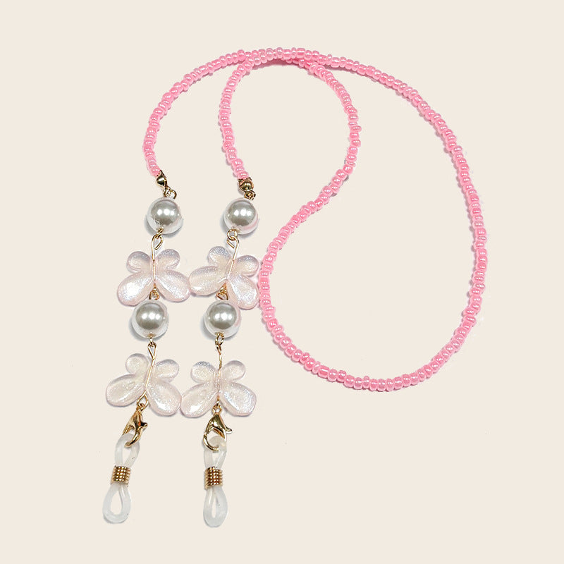 Decorative Floral Eyewear Chain Kalsten
