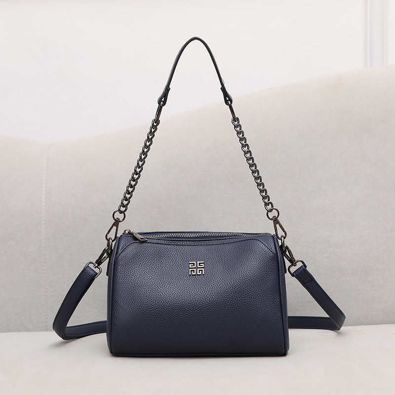Chic Textured Handheld Crossbody Bag