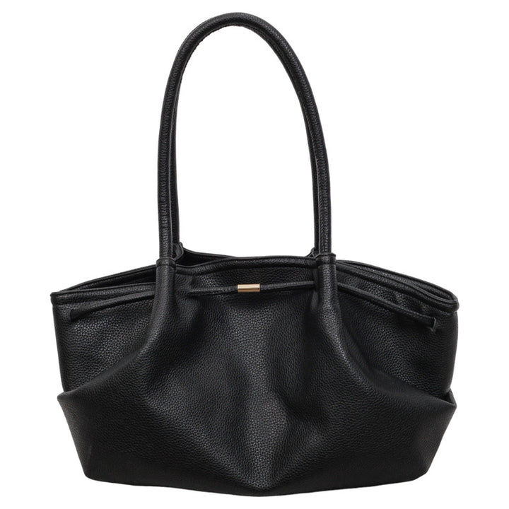 Classic Textured Handheld Tote Bag