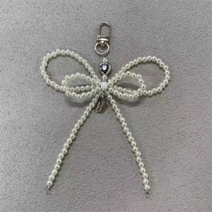Elegant Pearl Bow Keychain Kalsten