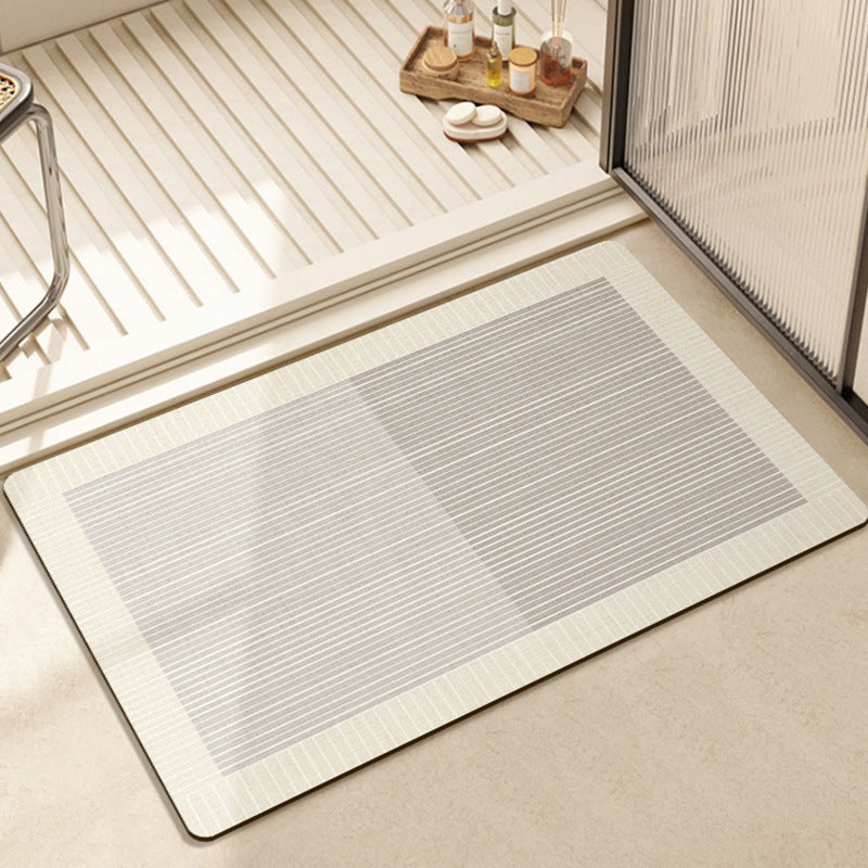 Modern Textured Bath Mat Kalsten