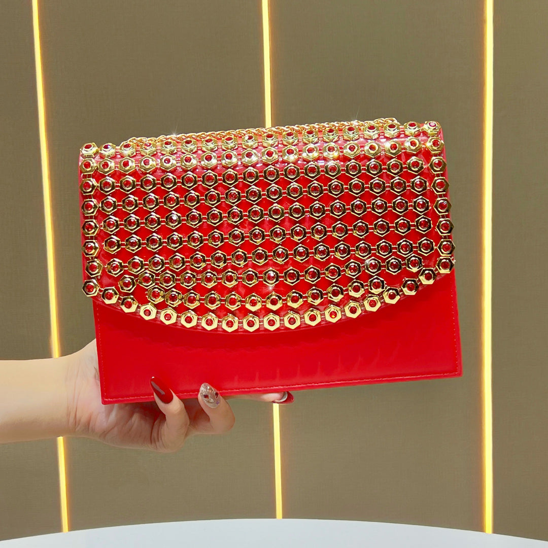 Luxurious Studded Evening Clutch