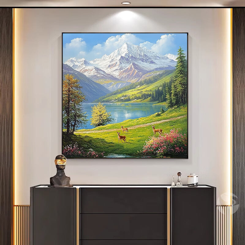 Scenic Landscape Canvas Artwork