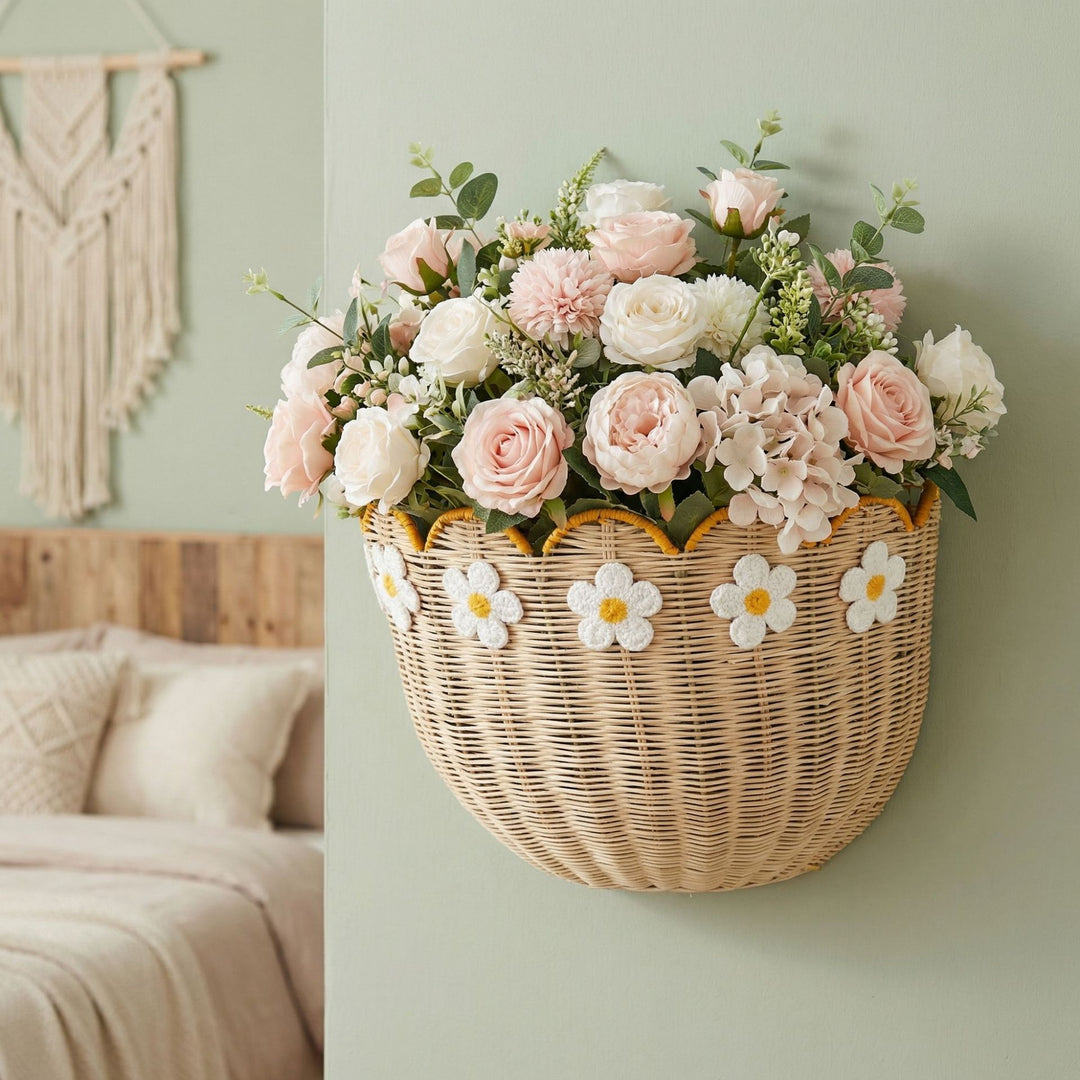 Elegant Decoration Basket in Blossom Style Kalsten