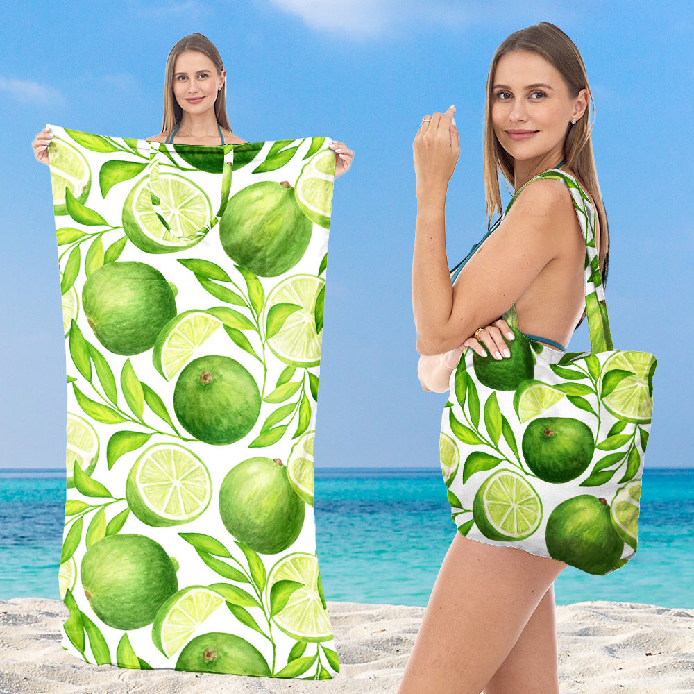 Tote bag in stylish lotus design Kalsten