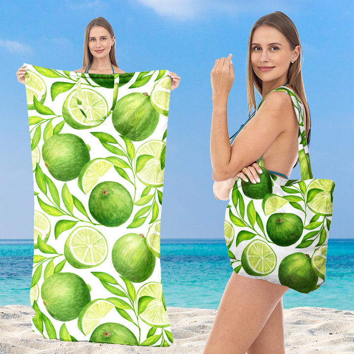Tote bag with integrated towel Kalsten