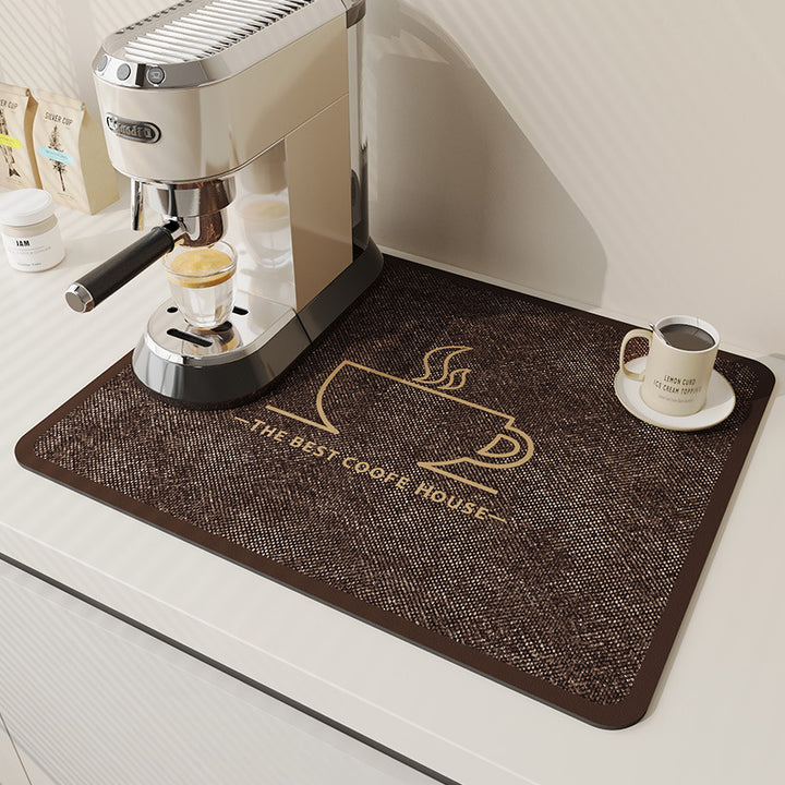 Coffee-Themed Kitchen Mat Kalsten
