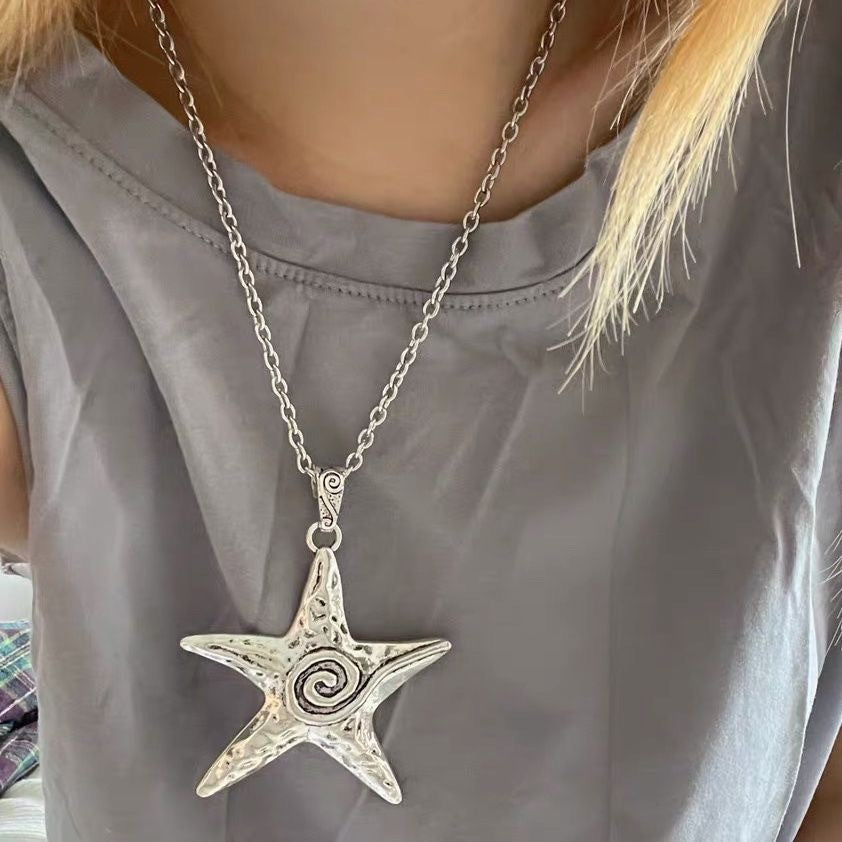 Statement Star Pendant Necklace Kalsten
