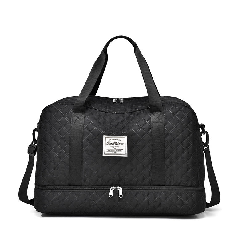 Quilted Travel Duffel Bag Kalsten