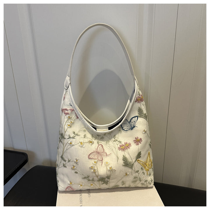 Elegant Butterfly-Embellished Shoulder Bag