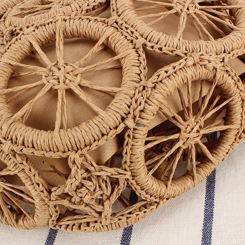 Round Bast Crossbody Bag with Unique Structural Design Kalsten