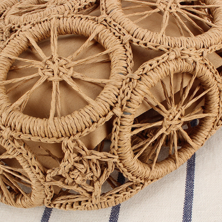 Round Bast Crossbody Bag with Unique Structural Design Kalsten