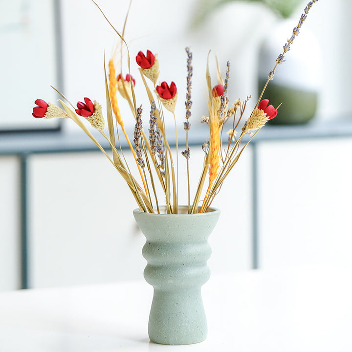 Modern Textured Ceramic Vase Kalsten 1790310284