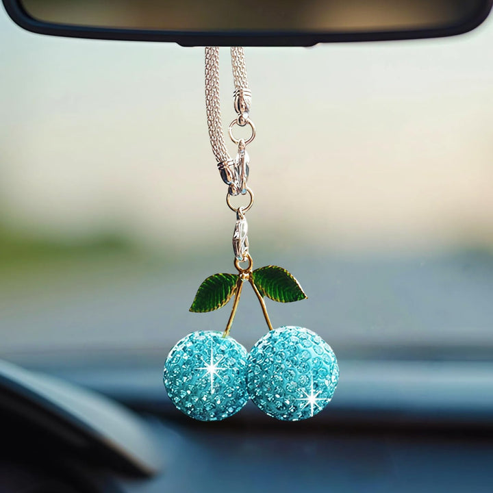 Sparkling Cherry Pendant Necklace Kalsten