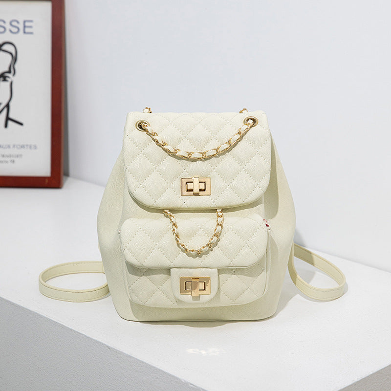 Chic Quilted Mini Backpack Purse