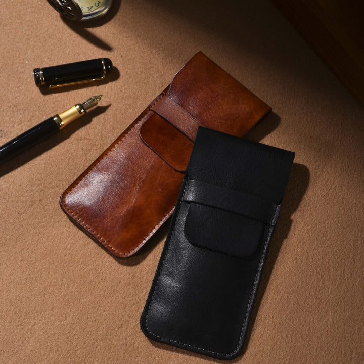 Premium Leather Pen Case