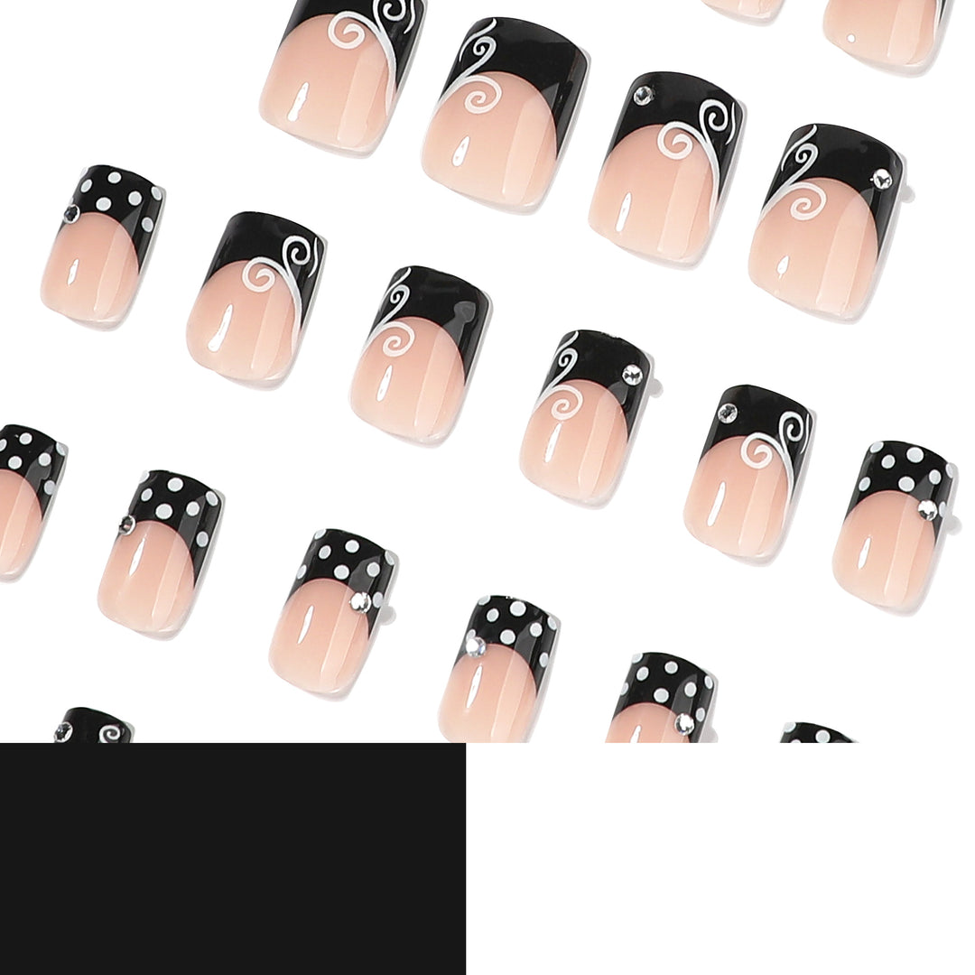 Artful nail art with modern embellishments and accents Kalsten