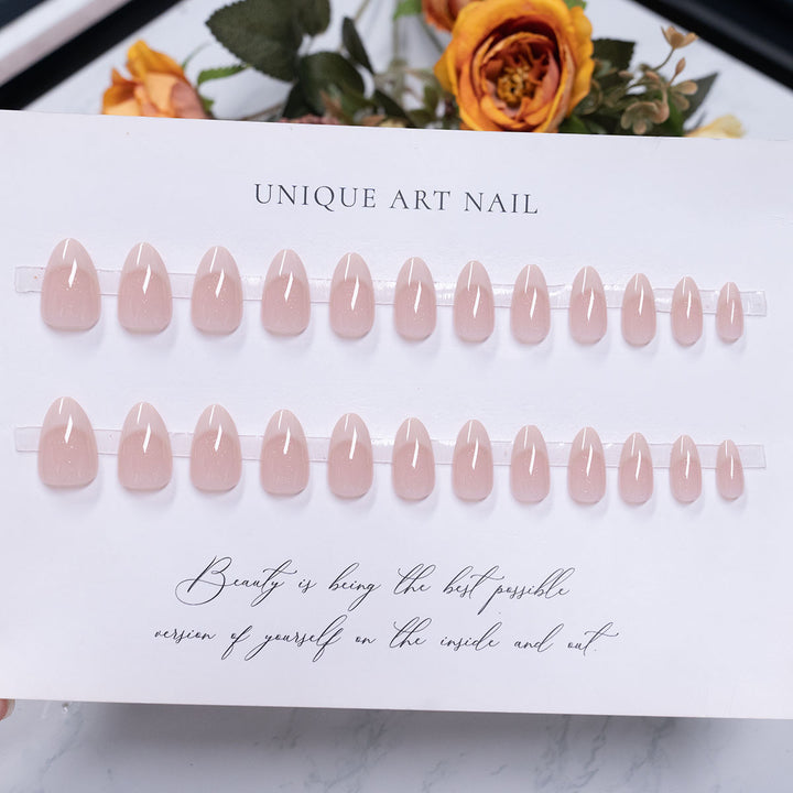 Elegant Glossy Press-On Nail Set  1791110280
