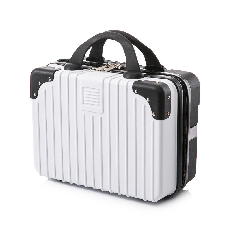 hard-shell cosmetic travel case with double top handles and reinforced corner protectors Kalsten