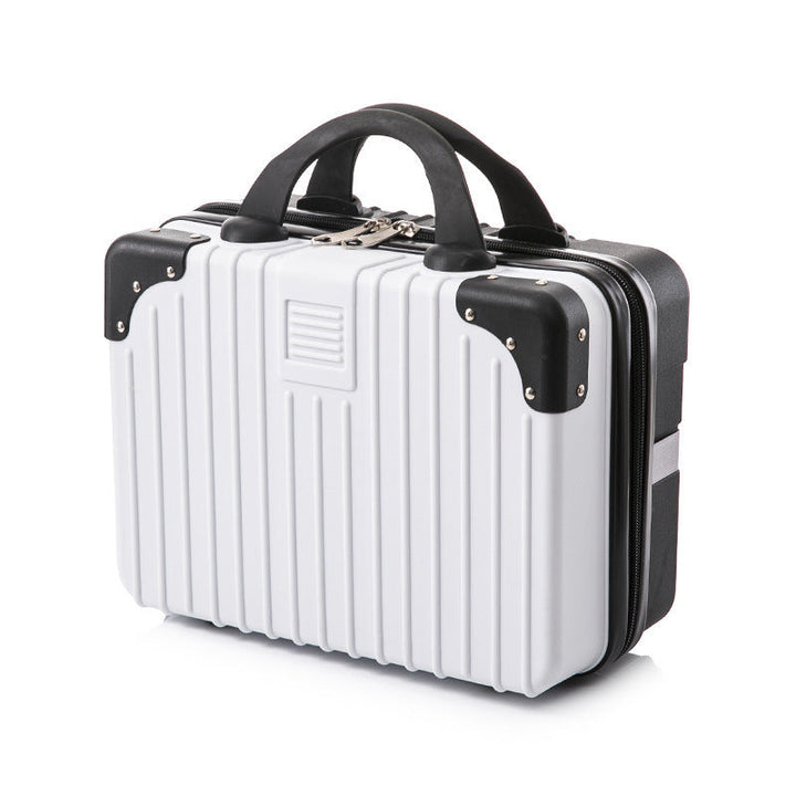 hard-shell cosmetic travel case with double top handles and reinforced corner protectors Kalsten