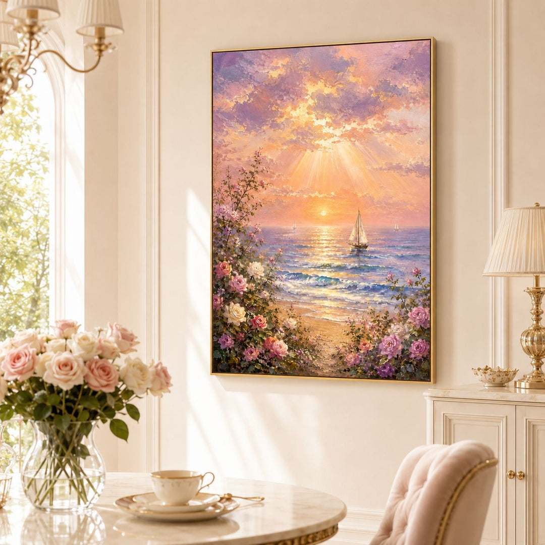 Coastal Sunset Canvas Artwork