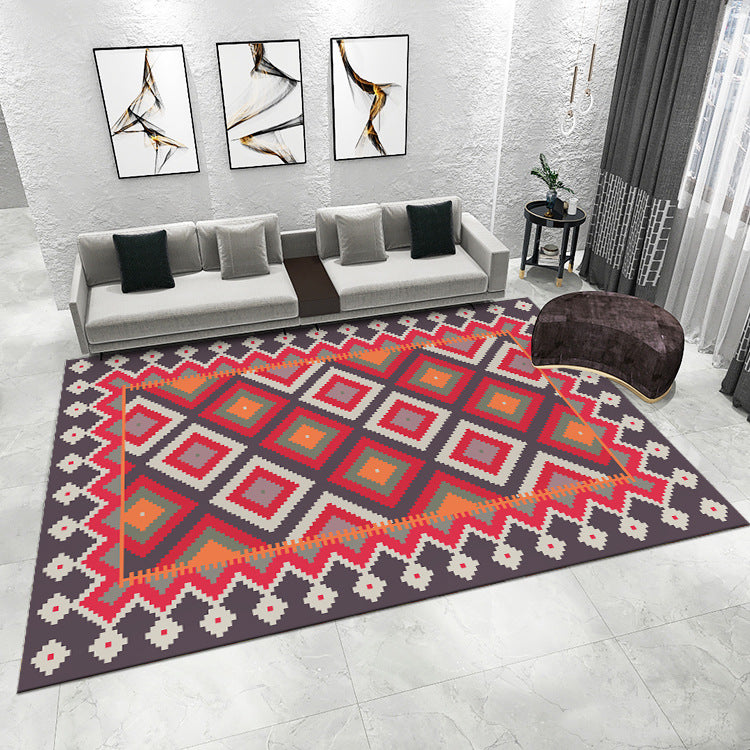 Geometric Patterned Area Rug   1786779209