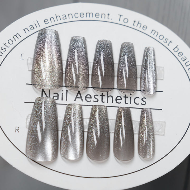 Shimmering Ombre Press-On Nails