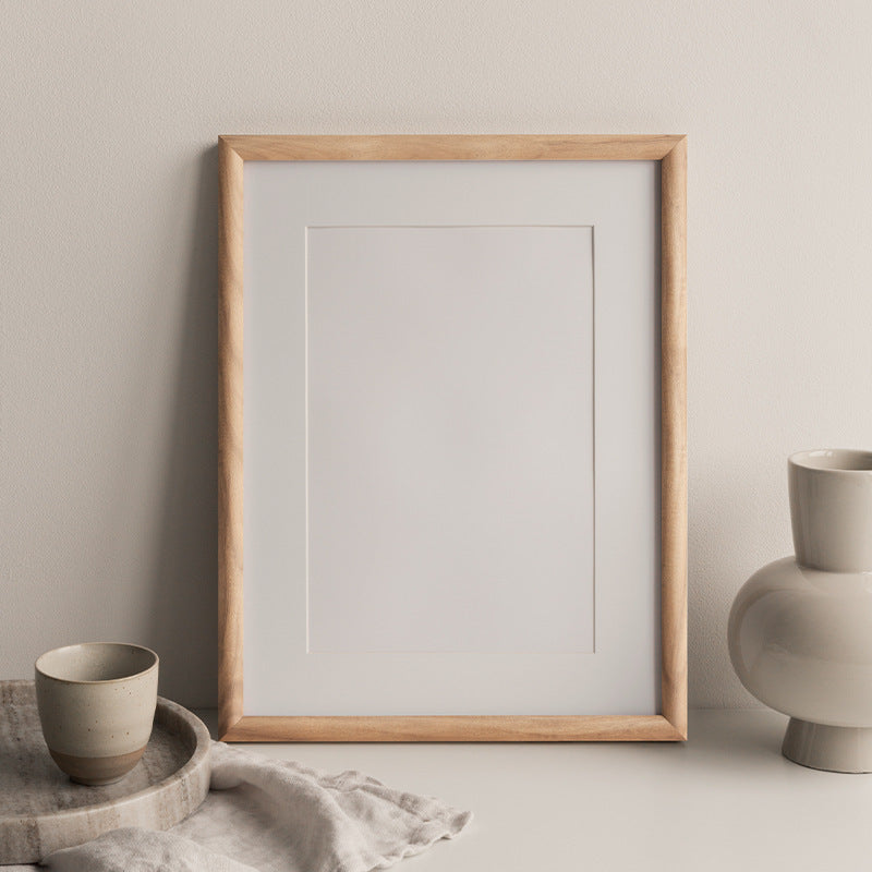 Rustic Natural Wood Photo Frame for Home Decor