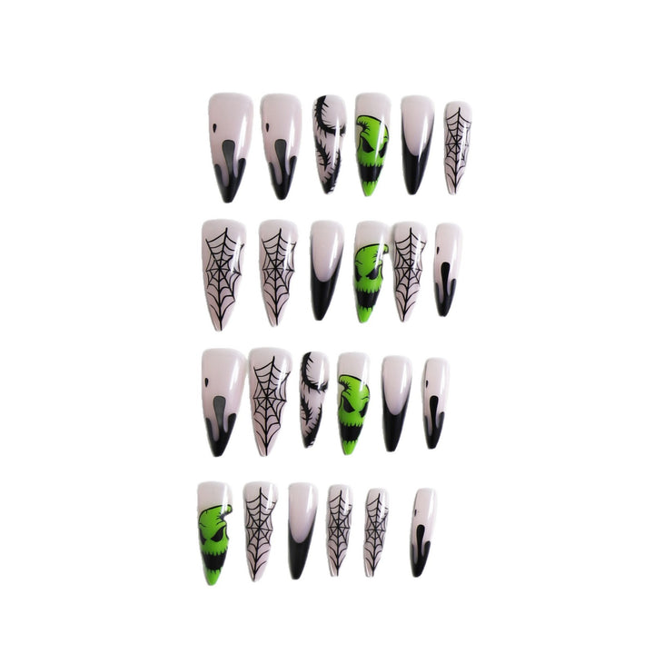 Creative Halloween-Themed Press-On Nail Set