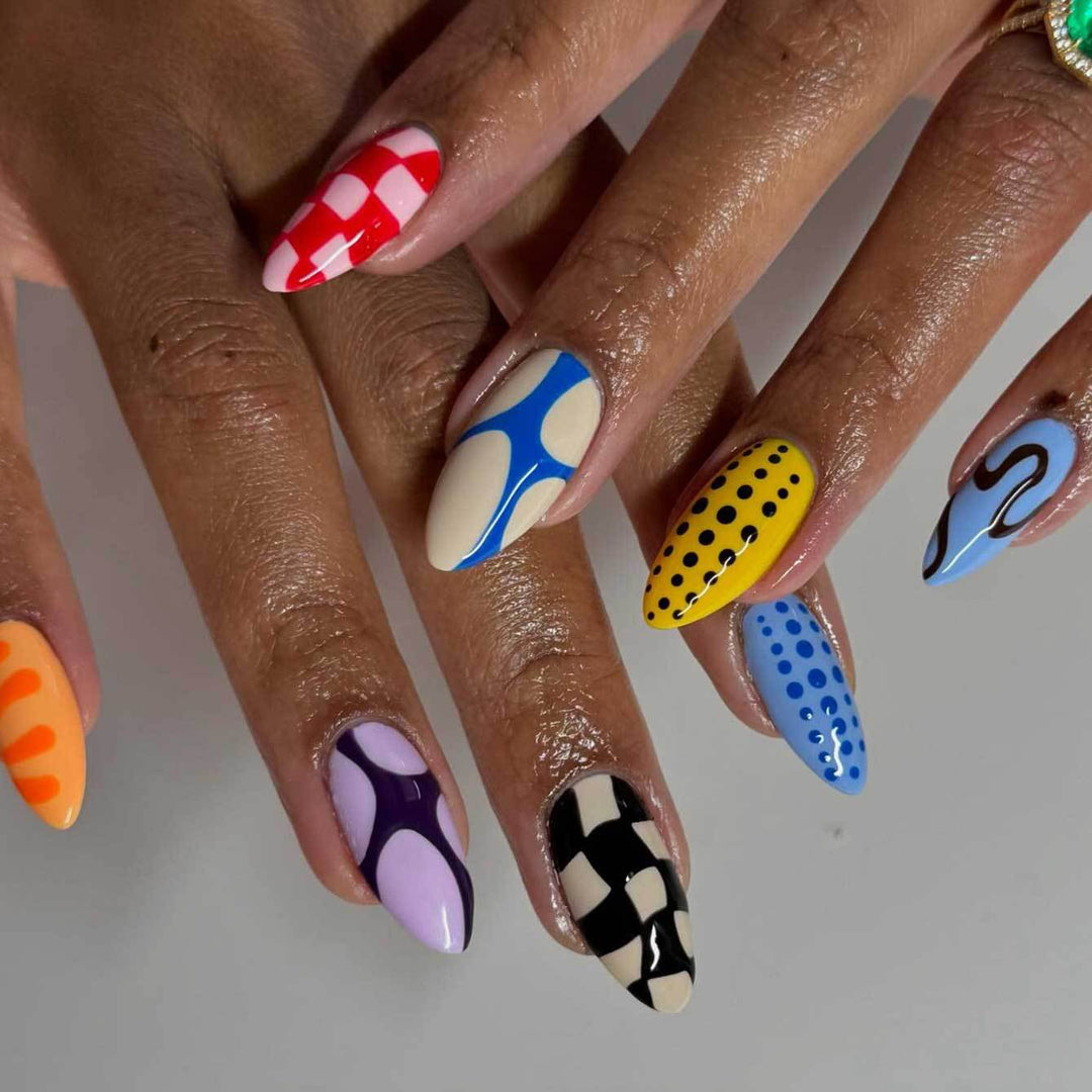 Creative Geometric Nail Art Kit