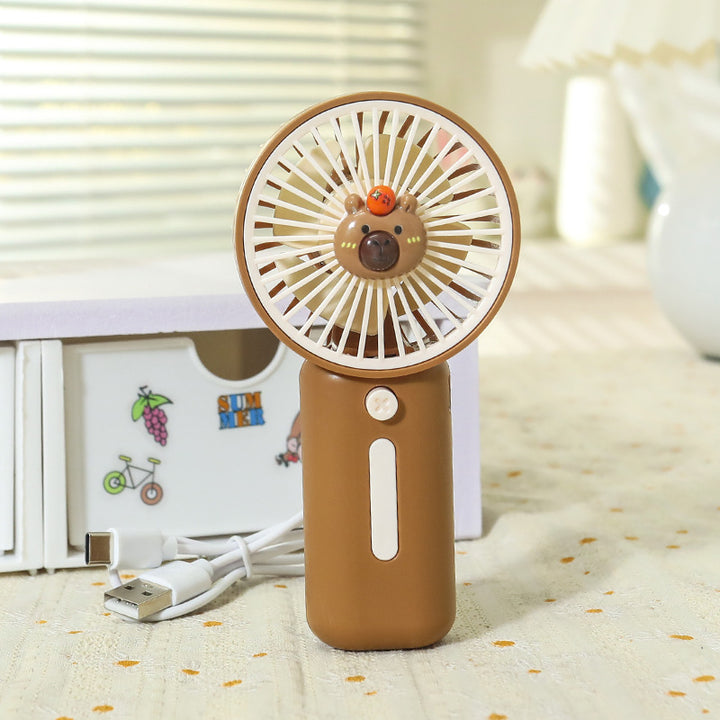 Ladies Portable Handheld Fan in Playful Animal Design Kalsten