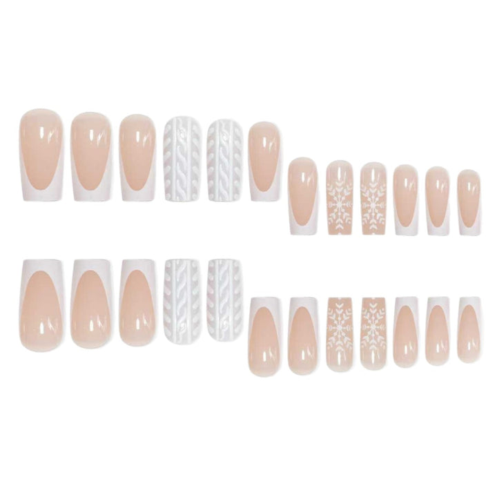 Seasonal French Tip Nail Art Set Kalsten
