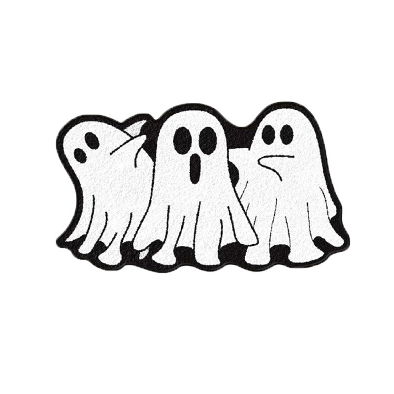 Ghost-Themed Plush Bath Mat Kalsten