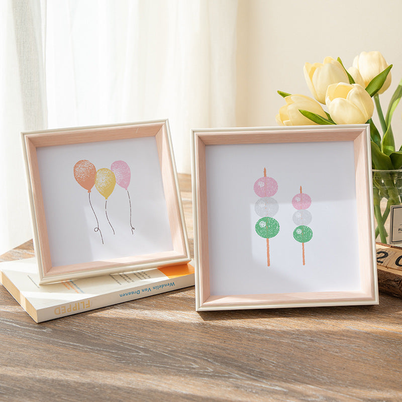 Cute Animal Illustration Framed Art for Home