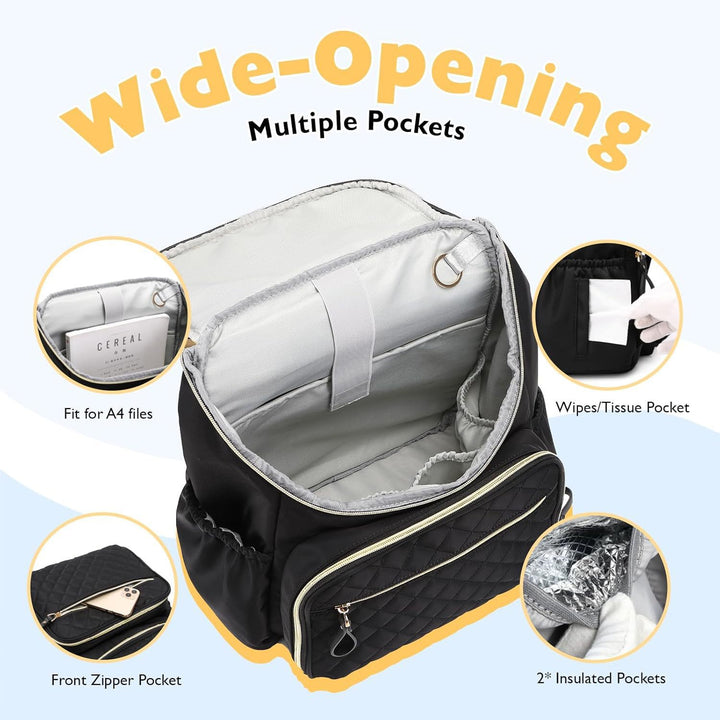 Quilted Multi-Purpose Backpack Kalsten