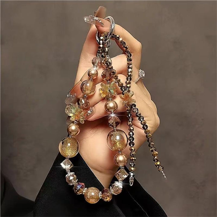 Decorative Beaded Phone Lanyard Holder Kalsten