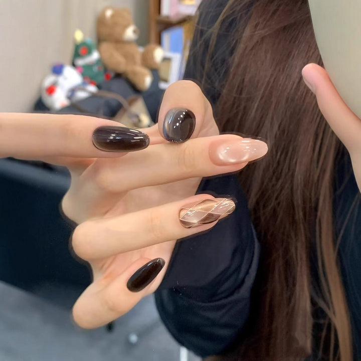 Stylish Design Press-On Nail Art