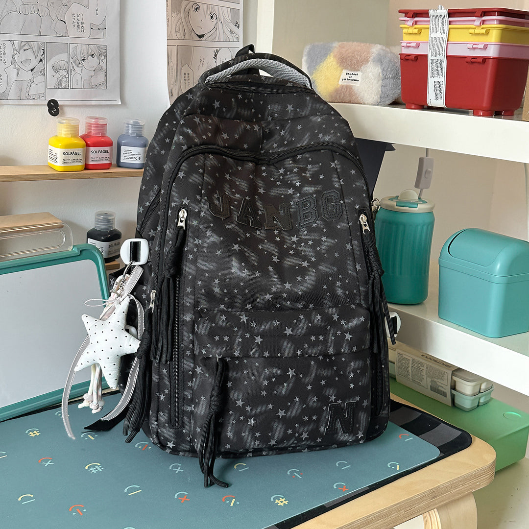Stylish Star Patterned Backpack Kalsten