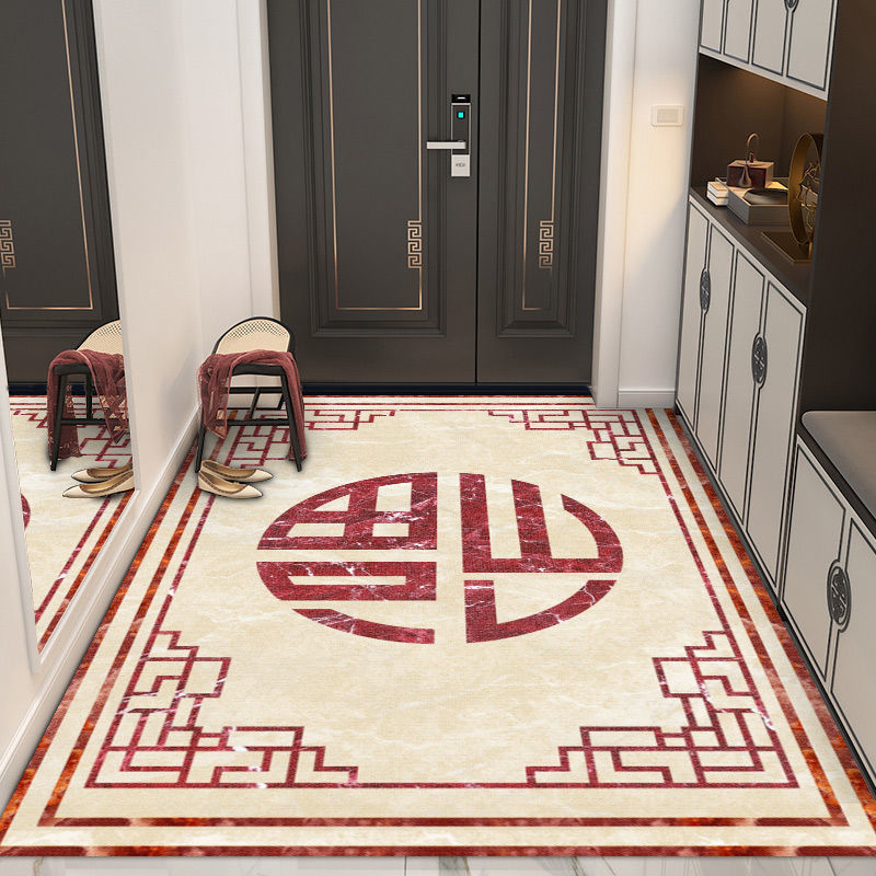 Decorative Marble Pattern Area Rug