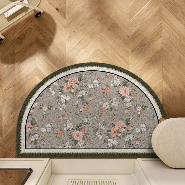 Floral Pattern Area Mat