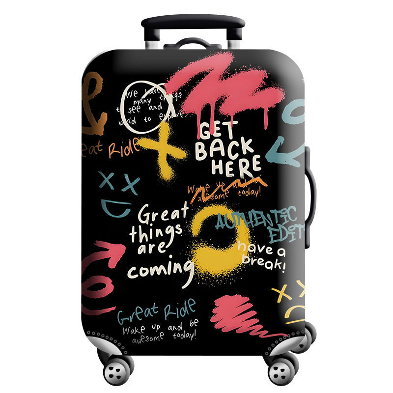 Unisex hard-shell suitcase with modern geometric design Kalsten